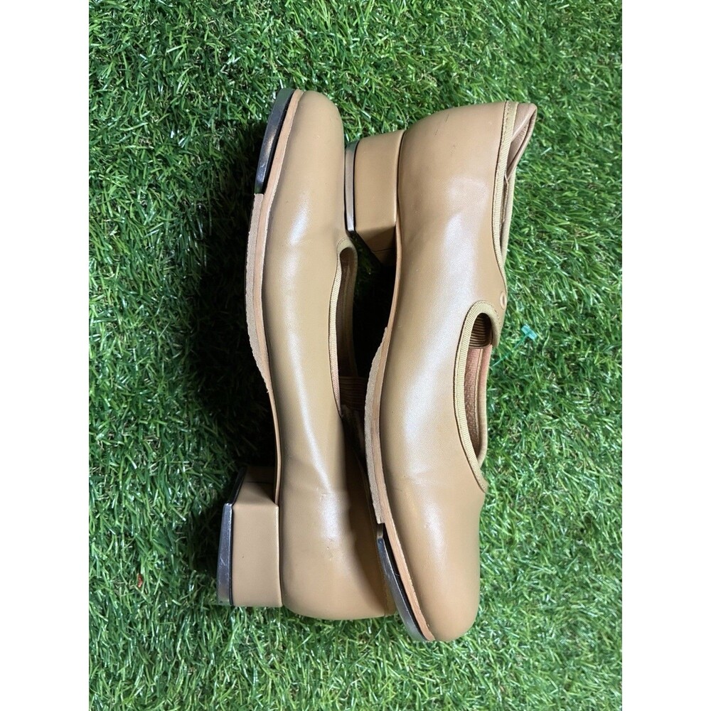 Bloch Tap Dance Shoes Tan Slip On Character Tap Shoes Womens Size 6M
